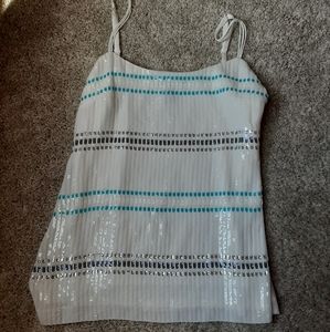 WHBM Sequin Dressy Tank, XS